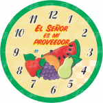 Reloj de Pared - El Señor es mi proovedor