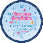 Reloj de Pared - Eres una bendición