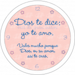 Reloj de Pared - Dios te dice