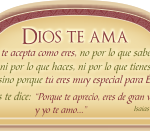 Palabras de Reflexión - Dios te ama
