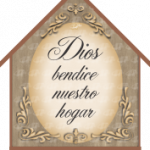 Portallaves - Dios bendice nuestro hogar