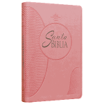 Biblia RV1960 Letra Grande, Imitación Piel Rosa