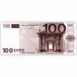 Folleto Billete - 100 Euros