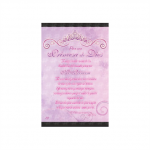 Pergamino Mediano - Princesa de Dios (morado)