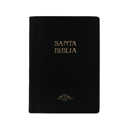 Biblia Reina Valera 1909 Mediana, Vinil, Negro
