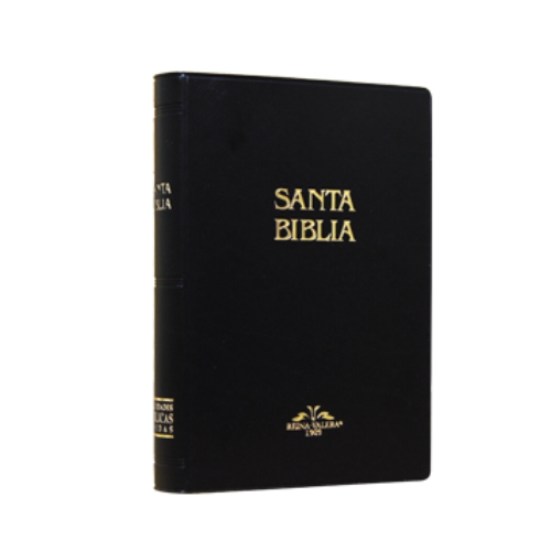 Biblia Reina Valera 1909 Mediana, Vinil, Negro - Imagen 6