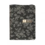 Biblia de Bolsillo RVR60 – Gris Diseño Floral Plata – Cierre c/índice