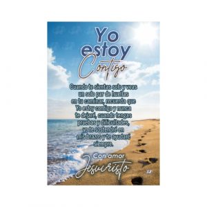 Tarjeta de Bolsillo - Yo estoy Contigo - Huellas
