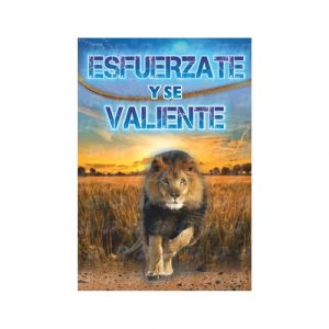 Tarjeta de Bolsillo - Esfuerzate y se Valiente - León
