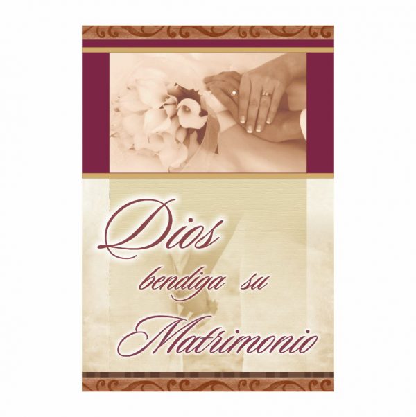 Tarjeta de Bolsillo - Dios bendiga su Matrimonio