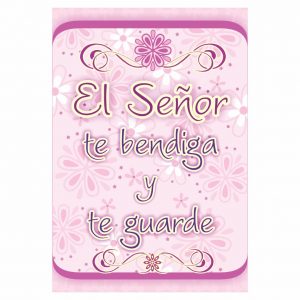 Tarjeta de Bolsillo - El Señor te bendiga y Guarde