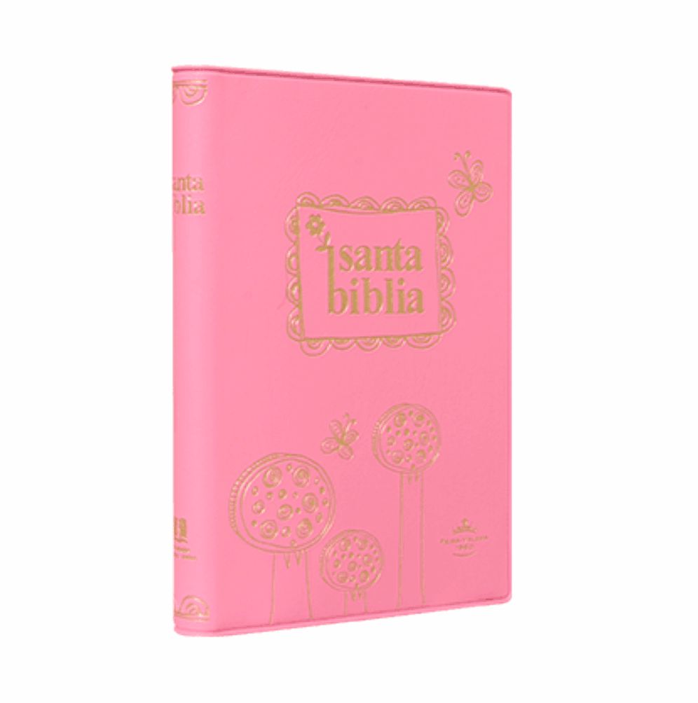 Biblia Rosa Estampada, de Bolsillo, RV60, Buena Letra - Imagen 3