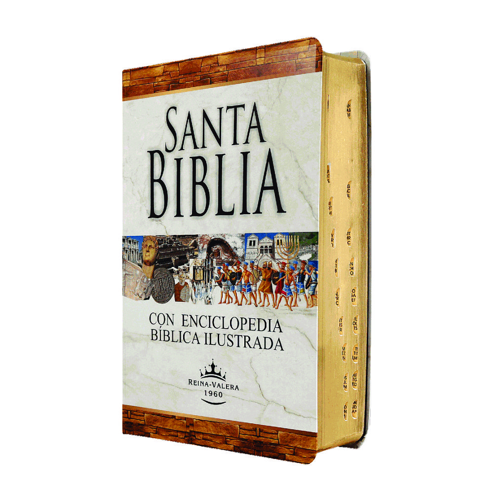 Biblia  C/Enciclopedia Ilustrada, Letra Grande, RV60, Tapa Dura, C/Índice, - Imagen 3