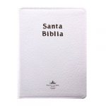 Biblia RV60 Bolsillo  Imitación Piel Blanco Con Referencias Tamaño Bolsillo