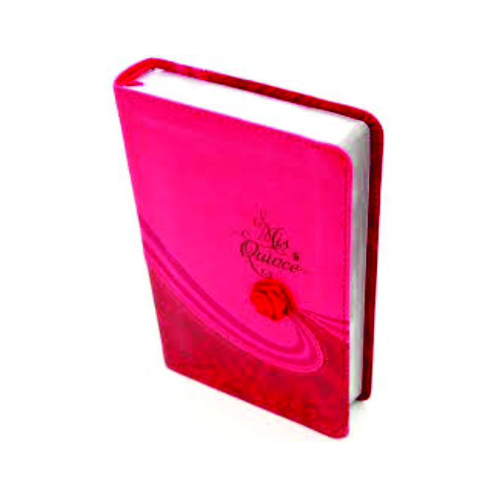 Biblia RV1960 "Mis Quince" Imitación Piel Coctél Frambuesa Rosa - Imagen 3