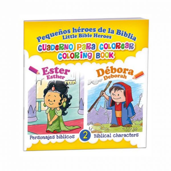 Ester/ Débora- Pequeños Héroes colorear
