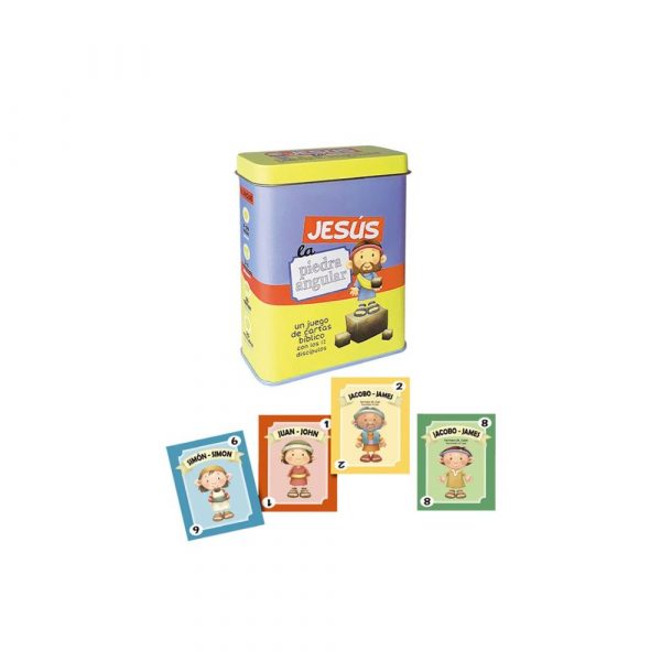 Juego de Cartas Bíblico - Jesús la Piedra Angular