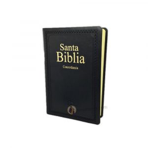 Biblia RV1960 LM Mediana Imitación Piel Negro