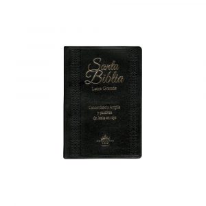 Biblia Reina Valera 1960 Mediana LG Vinil Negro
