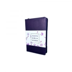 Biblia RVR60 LG Tricolor Lila/Flores