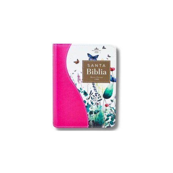 RVR60 Biblia Bitono Jardín Mariposas Tamaño Bolsillo