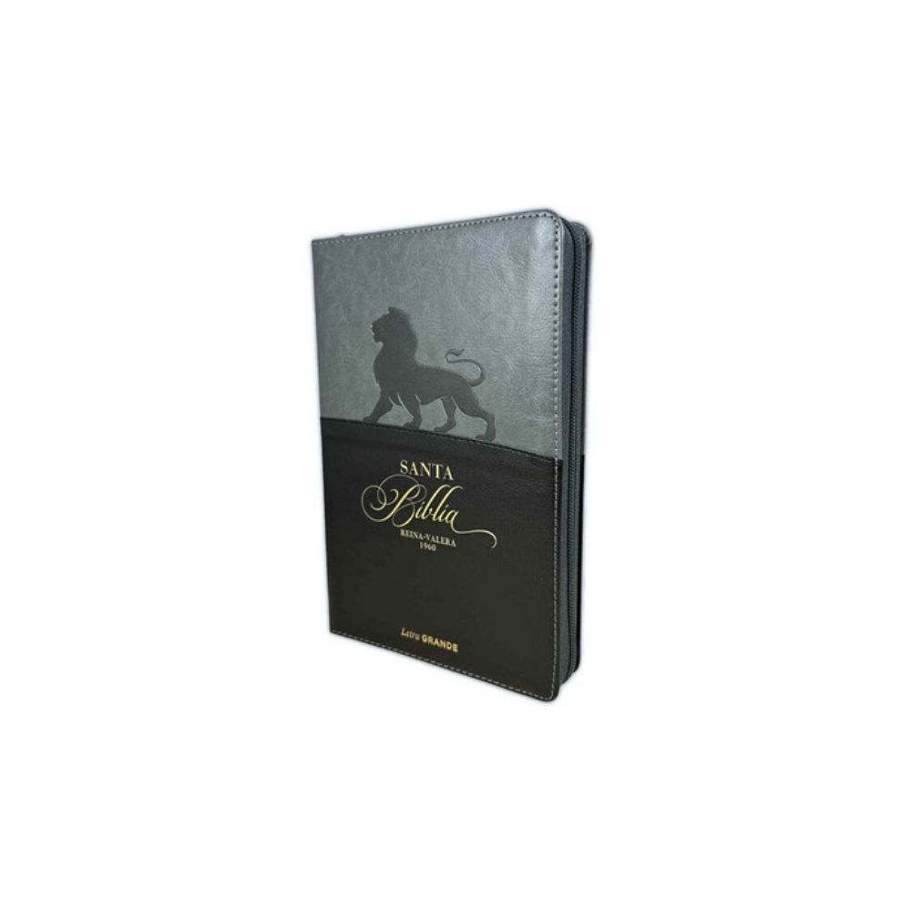 RVR60 Biblia Expresión León Tamaño Bolsillo Índice con Cierre