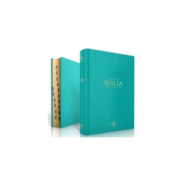 Biblia RVR60 LG Clásica Turquesa con Indice