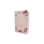 Biblia RVR1960 Rosada Flores con índice