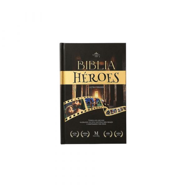Biblia Héroes RVR60 – Negra – Tapa dura