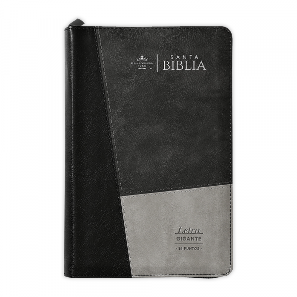 BIblia RV60 Letra Gigante Imitación Piel c/Cierre e Índice