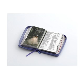 BIBLIA QUINCE AÑOS BICOLOR LILA Y BLANCO 3
