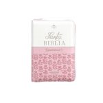 Biblia Abba Quinceañera Rosa y Blanco