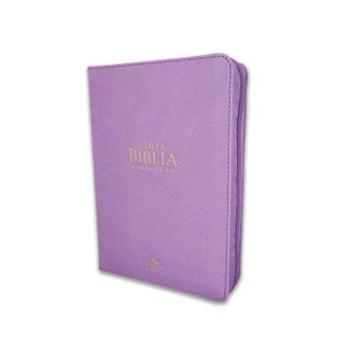 Biblia Con Cierre Compacta Rv1960, Imit Piel Lila - Imagen 3