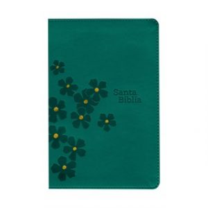 Biblia NTV Compacta LG Índice Turquesa Floral Con Filament [Biblia Compacta]