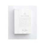 Biblia RVR60 Para Bodas  índice y LG Blanco Plata