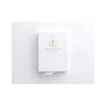 Biblia RVR60 Imit. Piel Para Bodas  índice y LG Blanco Dorado