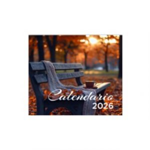 Calendario 2026 Banco en Otoño