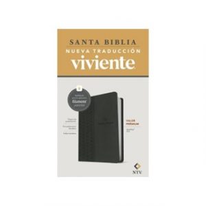 Biblia Valor Prémium NTV con Filament, SentiPiel, Gris