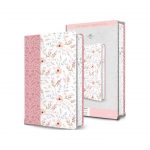 Biblia Letra Gigante RVR60 Imitación Piel Rosada c/Canto Floral