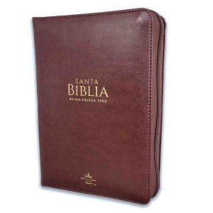 Biblia Compacta LP11 RV1960 Imitación Piel Café Oscuro