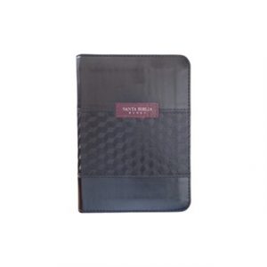Santa Biblia RVR60 Tamaño Bolsillo Cierre Indice  Cuerina Negra