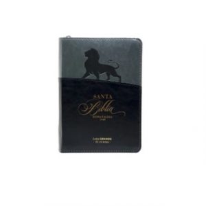 Biblia RVR60 LG Compacta León Negro