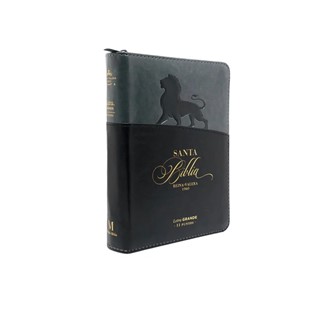 Biblia RVR60 LG Compacta León Negro - Imagen 3