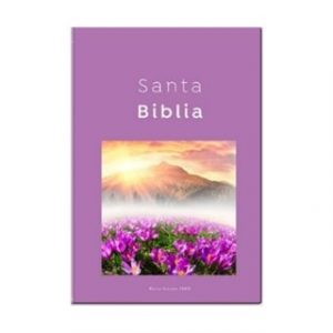 Biblia RVR60 Misionera Morado Paisaje