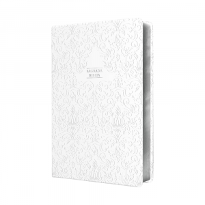 Biblia Católica Tamaño Bolsillo color Blanco, c/ Caja