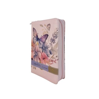 Biblia RVR60 Victoria Flores Sobre Rosa Tamaño Compacto - Imagen 5