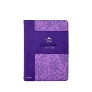 Biblia RVR60 Compacta Letra Grande Lila