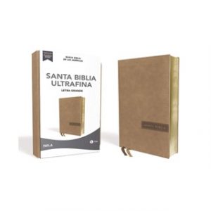 Biblia NBLA Ultrafina LG Imitación Piel Beige