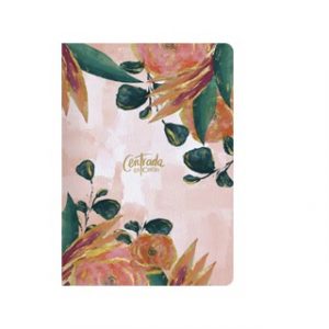 Biblia RVR60 Devocional Centrada en Cristo Floral Símil Piel