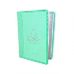Biblia RVR60 LG12 Puntos  Imit Piel Turquesa Clásica